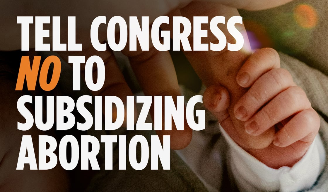 Tell Congress no Planned Parenthood